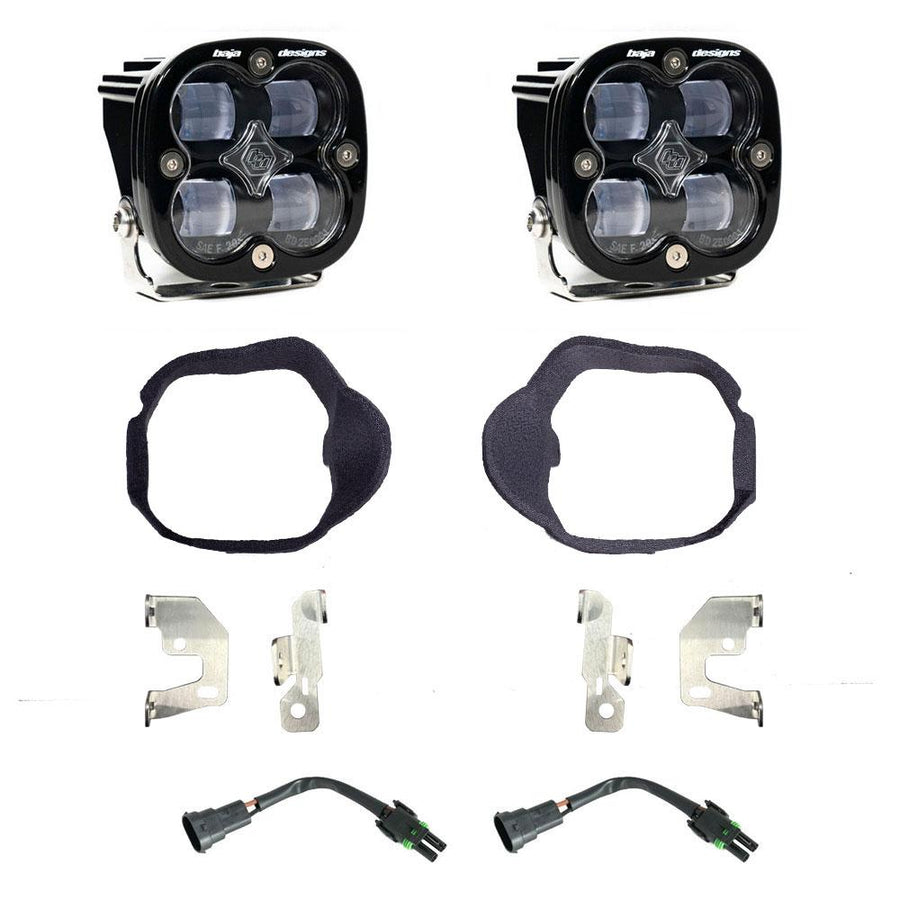 Kit de luces/faros de niebla Baja Designs Mercedes Squadron SAE Fog Pocket Light Kit - Mercedes-Benz 2019-2026 Sprinter 1500/2500/3500 (Light Pattern: SAE Fog, Color: Clear)