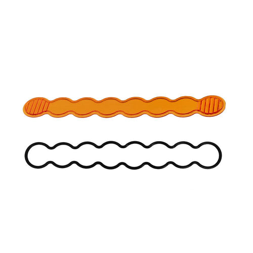 Barra de luz LED Baja Designs S8 Light Bar Lens Kit - Universal (Light Pattern: Driving/Combo, Color: Factory Amber)