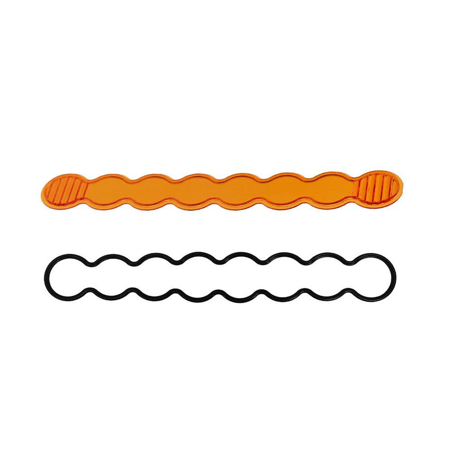 Barra de luz LED Baja Designs S8 Light Bar Lens Kit - Universal (Light Pattern: Driving/Combo, Color: Factory Amber)