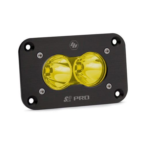 Luz Auxiliar LED Baja Designs S2 Pro negro Flush Mount LED Auxiliary Light Pod | Universal
