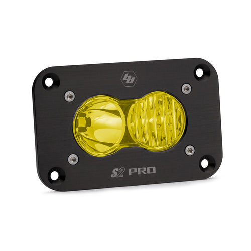 Luz Auxiliar LED Baja Designs S2 Pro negro Flush Mount LED Auxiliary Light Pod | Universal