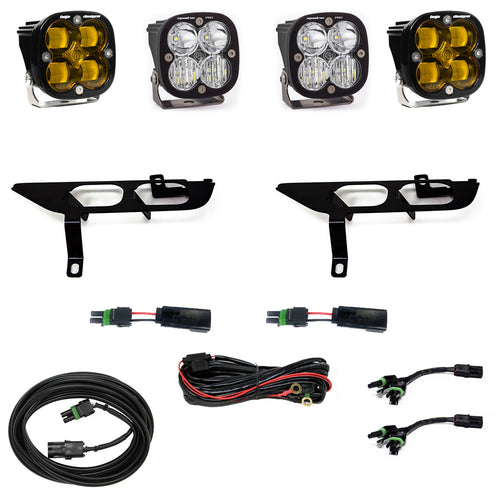 Kit de Faros de Niebla Baja Designs Ford Squadron SAE/Pro Fog Pocket Light Kit | Ford 2021-23 F-150; NOTE: con Daytime Running Lights (DRL)