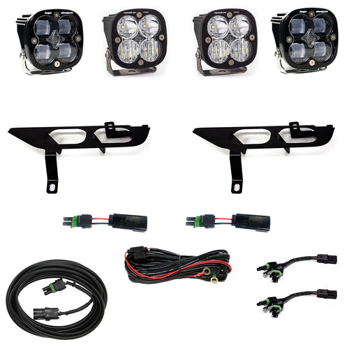 Kit de Faros de Niebla Baja Designs Ford Squadron SAE/Pro Fog Pocket Light Kit | Ford 2021-23 F-150; NOTE: con Daytime Running Lights (DRL)