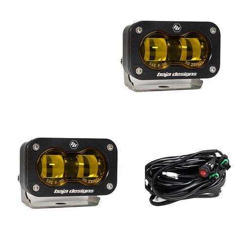 Luz Auxiliar LED Baja Designs S2 SAE LED Auxiliary Light Pod par | Universal