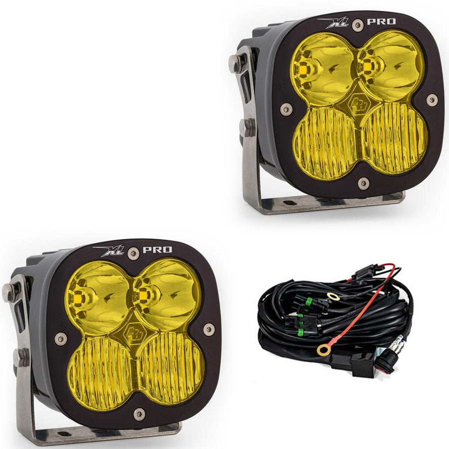 Luz auxiliar LED Baja Designs XL Pro LED Auxiliary Light Pod Pair - Universal (Light Pattern: Driving/Combo, Color: Baja Amber)