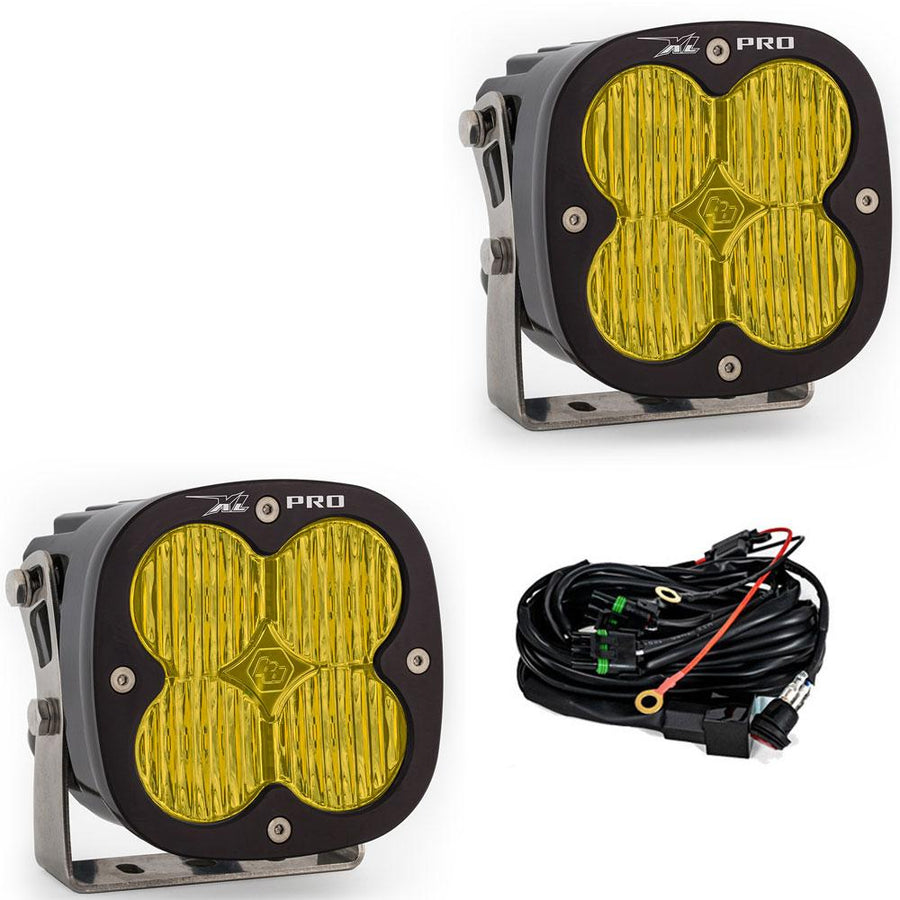 Luz auxiliar LED Baja Designs XL Pro LED Auxiliary Light Pod Pair - Universal (Light Pattern: Wide Cornering, Color: Baja Amber)