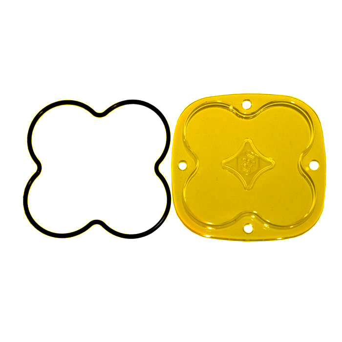 Luz auxiliar LED Baja Designs Squadron Light Pod Lens Kit - Universal (Light Pattern: Spot, Color: Baja Amber)