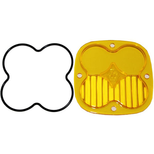 Luz auxiliar LED Baja Designs Squadron Light Pod Lens Kit - Universal (Light Pattern: Driving/Combo, Color: Baja Amber)
