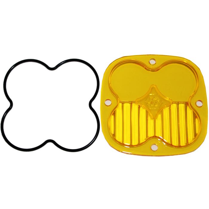Luz auxiliar LED Baja Designs Squadron Light Pod Lens Kit - Universal (Light Pattern: Driving/Combo, Color: Baja Amber)