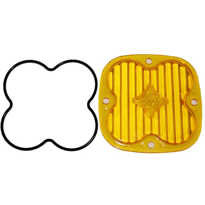 Luz auxiliar LED Baja Designs Squadron Light Pod Lens Kit - Universal (Light Pattern: Wide Cornering, Color: Baja Amber)