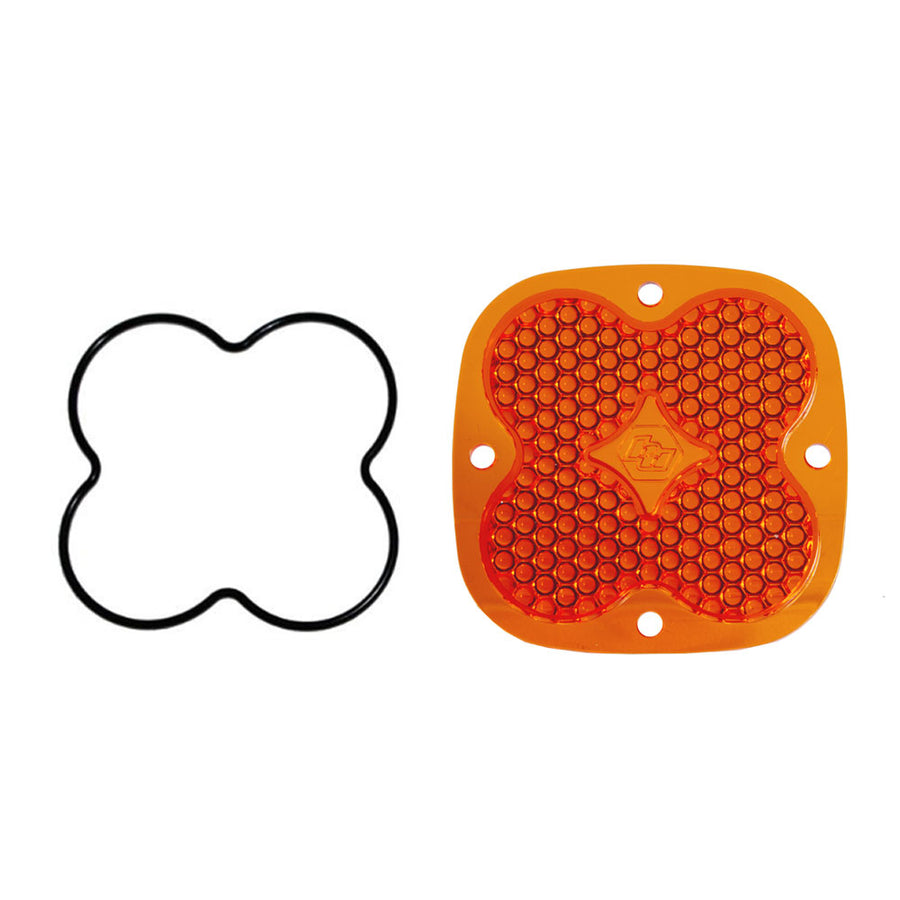 Luz auxiliar LED Baja Designs Squadron Light Pod Lens Kit - Universal (Light Pattern: Work/Scene, Color: Factory Amber)