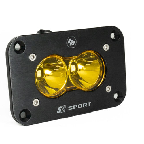Luz Auxiliar LED Baja Designs S2 Sport negro Flush Mount LED Auxiliary Light Pod | Universal