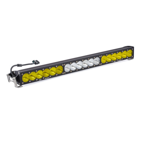 Barra de luz LED Baja Designs OnX6 Straight Dual Control LED Light Bar - Universal (Size: 30 Inch, Light Pattern: Driving/Combo, Color: Baja Amber/Clear)