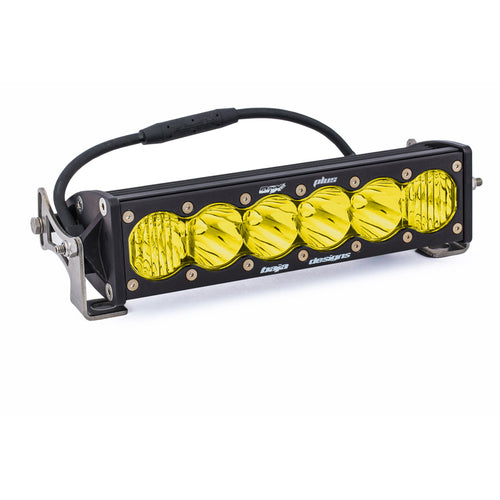 Barra de luz LED Baja Designs OnX6+ Straight LED Light Bar - Universal (Size: 10 Inch, Light Pattern: Driving/Combo, Color: Baja Amber)