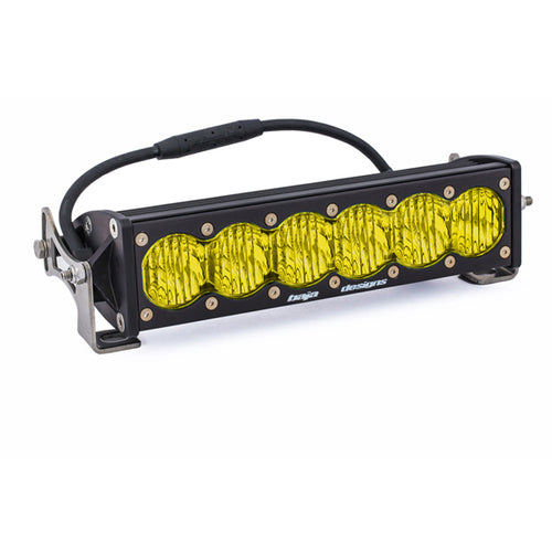 Barra de luz LED Baja Designs OnX6+ Straight LED Light Bar - Universal (Size: 10 Inch, Light Pattern: Wide Cornering, Color: Baja Amber)