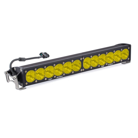 Barra de luz LED Baja Designs OnX6+ Straight LED Light Bar - Universal (Size: 20 Inch, Light Pattern: Wide Cornering, Color: Baja Amber)