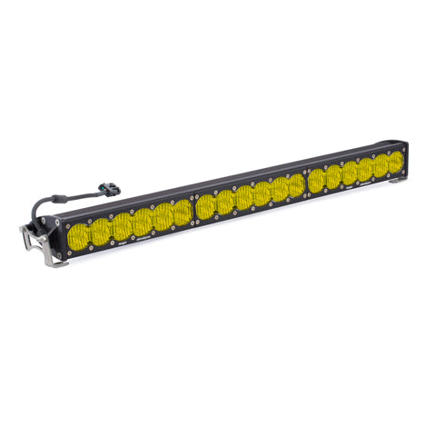 Barra de luz LED Baja Designs OnX6+ Straight LED Light Bar - Universal (Size: 30 Inch, Light Pattern: Wide Cornering, Color: Baja Amber)