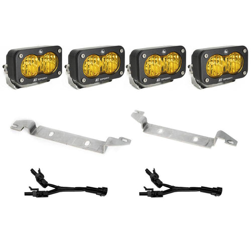 Kit de Faros de Niebla Baja Designs Toyota S2 Sport Dual Fog Pocket Light Kit | Toyota 2024-2026 Tacoma