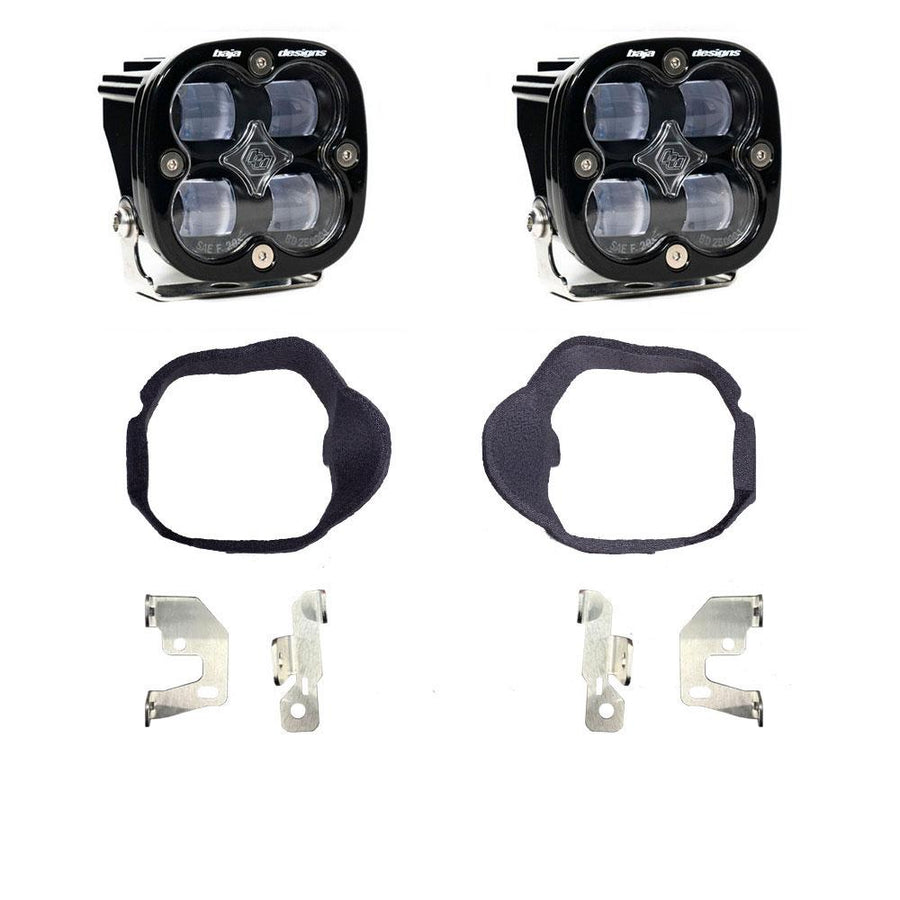Kit de luces/faros de niebla Baja Designs Mercedes Squadron SAE Fog Pocket Light Kit - Mercedes 2014-2018 Sprinter Van (Light Pattern: SAE Fog, Color: Clear)