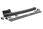 30 Inch LED Serie Negro Light Bar | Curvo | Single Row