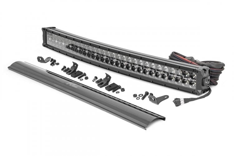 Kit de Luces LED | Montaje de Defensa | 30" Negro Dual Row | Blanco DRL | Toyota 4Runner (14-20)