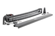 30 Inch LED Serie Negro Light Bar | Curvo | Dual Row