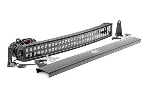 30 Inch LED Serie Negro Light Bar | Curvo | Dual Row