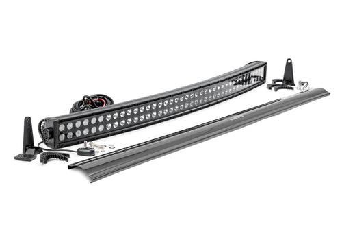 40 Inch LED Serie Negro Light Bar | Curvo | Dual Row