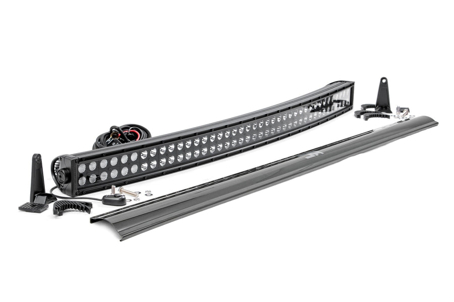 40 Inch LED Serie Negro Light Bar | Curvo | Dual Row
