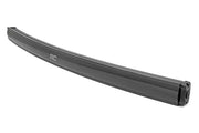 50 Inch LED Serie Negro Light Bar | Curvo | Dual Row | Blanco Frío DRL