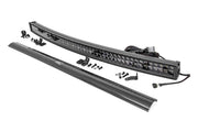 50 Inch LED Serie Negro Light Bar | Curvo | Dual Row | Blanco Frío DRL