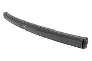 54 Inch LED Serie Negro Light Bar | Curvo | Dual Row | Blanco Frío DRL