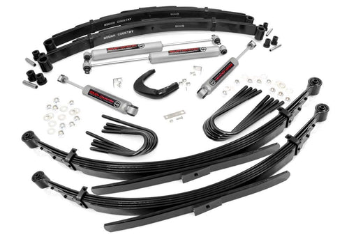 Kit de Elevación de 4 Pulgadas | 52 Inch RR Resortes | Chevy/GMC 3/4 Ton Suburban 4WD (88-91)