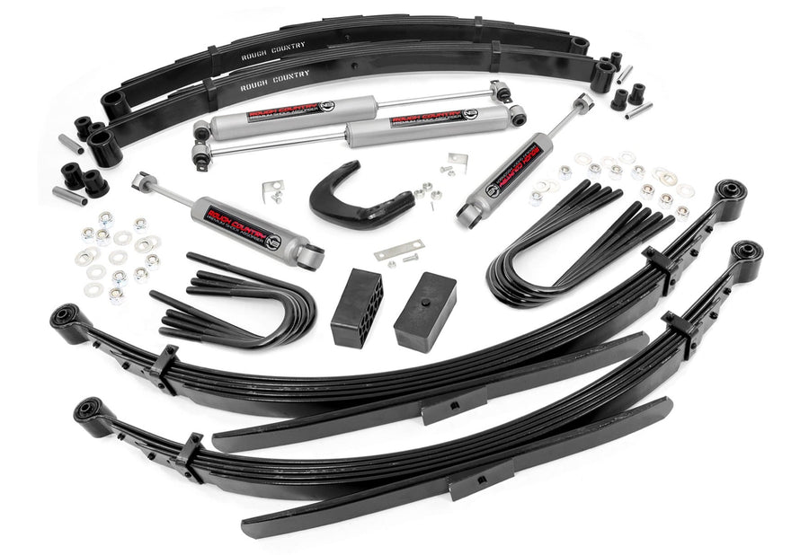 Kit de Elevación de 6 Pulgadas | 56 Inch RR Resortes | Chevy/GMC 3/4 Ton Suburban (77-91)/C25/K25 Truck (77-87)