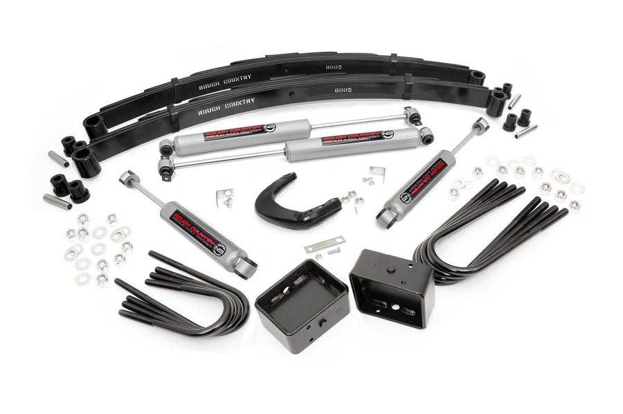 Kit de Elevación de 4 Pulgadas | Bloques Traseros | Chevy/GMC 3/4 Ton Suburban/C20/K20 Truck/C25/K25 Truck (73-76)