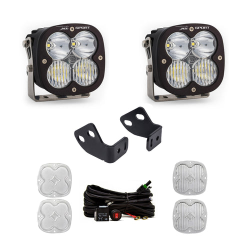 Kit de luces para pilar A Baja Designs Kawasaki Teryx KRX XL Sport A-Pillar kit - 2020-2024 Kawasaki Teryx KRX 1000 (Light Pattern: Driving/Combo, Color: Clear)