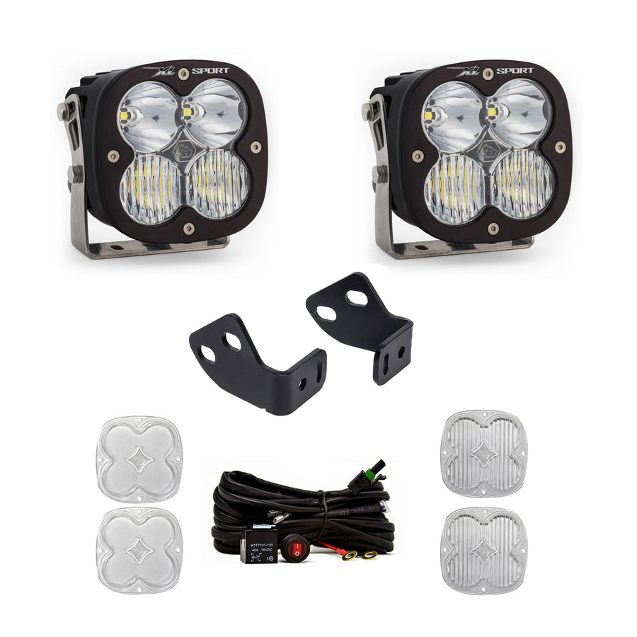 Kit de luces para pilar A Baja Designs Kawasaki Teryx KRX XL Sport A-Pillar kit - 2020-2024 Kawasaki Teryx KRX 1000 (Light Pattern: Driving/Combo, Color: Clear)