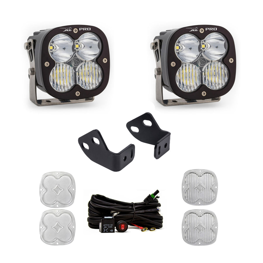 Kit de luces para pilar A Baja Designs Kawasaki Teryx KRX XL Pro A-Pillar kit - 2020-2024 Kawasaki Teryx KRX 1000 (Light Pattern: Driving/Combo, Color: Clear)