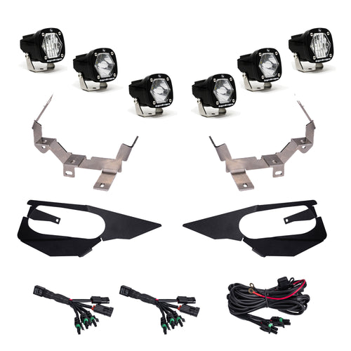 Luz Auxiliar LED Baja Designs Kawasaki Teryx KRX S1 LED Headlight Kit | 2023-2024 Kawasaki Teryx KRX 1000