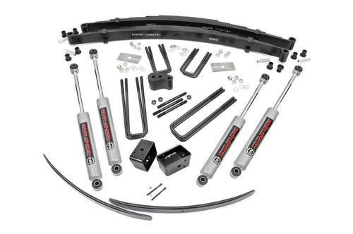 Kit de Elevación de 4 Pulgadas | Bloques Traseros | Dodge/Plymouth Ramcharger (78-93)/Trailduster (78-81)