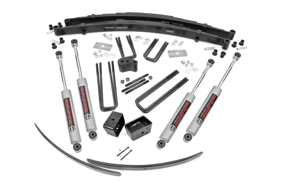 Kit de Elevación de 4 Pulgadas | Bloques Traseros | Dodge/Plymouth Ramcharger (78-93)/Trailduster (78-81)