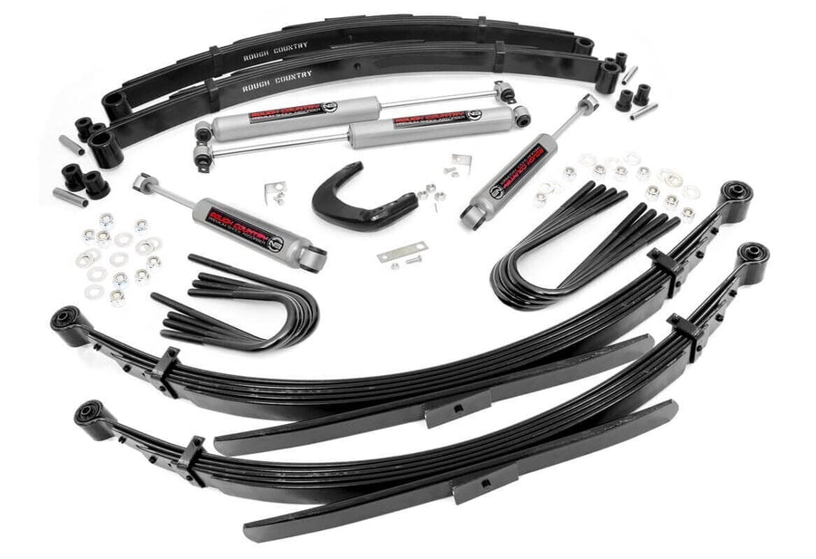 Kit de Elevación de 6 Pulgadas | 52 Inch RR Resortes | Chevy/GMC 3/4 Ton Suburban/C25/K25 Truck (77-87)