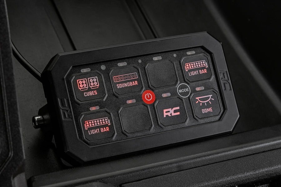 8 Panel de Interruptores | Bluetooth | Botones Retroiluminados RGB | Modos Multifunción