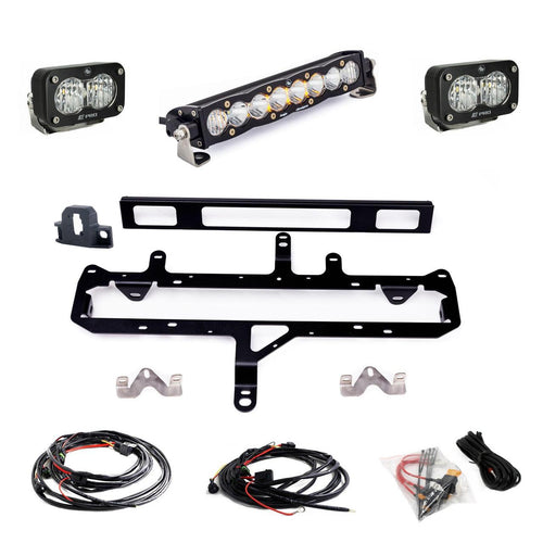 Barra de Luz LED Baja Designs Toyota S8 10" barra de luz / S2 Pro TRD Pro Grille Conversion kit de luces | 2024-2026 Toyota Tacoma
