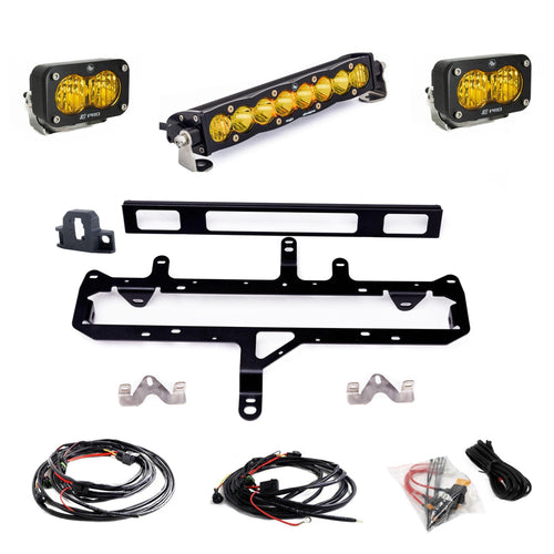 Barra de Luz LED Baja Designs Toyota S8 10" barra de luz / S2 Pro TRD Pro Grille Conversion kit de luces | 2024-2026 Toyota Tacoma