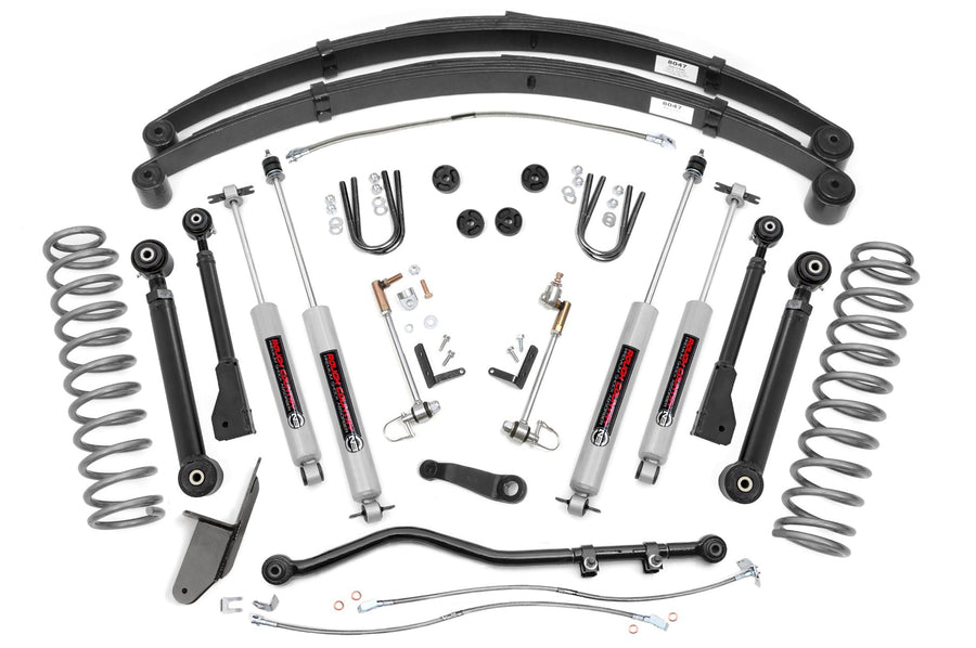 Kit de Elevación de 4.5 Pulgadas | RR Resortes | X-Series | Jeep Cherokee XJ 2WD/4WD (84-01)