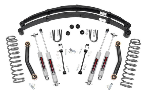 Kit de Elevación de 4.5 Pulgadas | RR Resortes | Jeep Cherokee XJ 2WD/4WD (1984-2001)