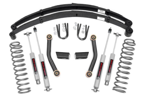 Kit de Elevación de 3 Pulgadas | Serie II | RR Resortes | Jeep Cherokee XJ 2WD/4WD (84-01)