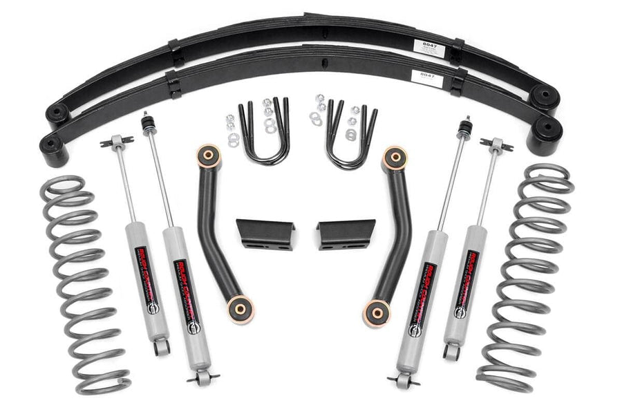 Kit de Elevación de 3 Pulgadas | Serie II | RR Resortes | Jeep Cherokee XJ 2WD/4WD (84-01)