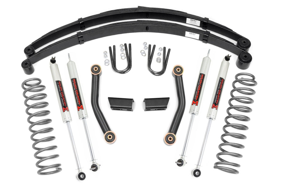 Kit de Elevación de 3 Pulgadas | Serie II | RR Resortes | Jeep Cherokee XJ (84-01)